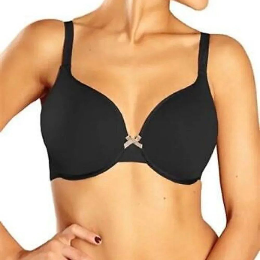 🌹 CHANTELLE 🌹 C Ideal Back Smoothing Underwire Bra - [Size 32C, Black]